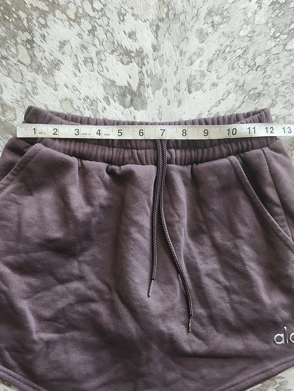 ALO Yoga High Waist Accolade Brown Skort SzXS